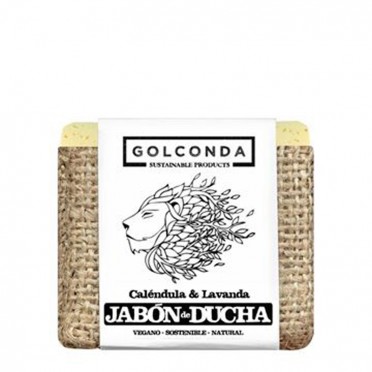 Calendula and Lavender Shower Soap - Golconda, front view