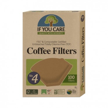 Muestra gratuita de filtro de café (dos unidades), vista frontal.