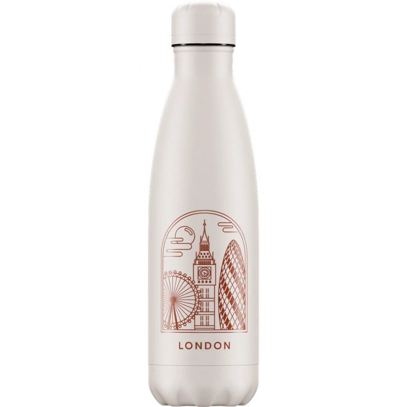 Chilly's Inox Bottles, City Collection (choose model), front view