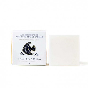 Solid Conditioner - Nourishing and moisturizing. Thaïs Camila - VEGAN, view with box