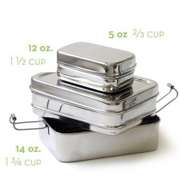 Lunch Container Box Stainless Steel Eco Friendly Durable Warm Cold Food  Holder