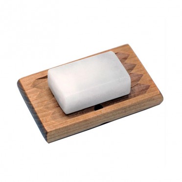 Stone Soap Holder, top view with soap