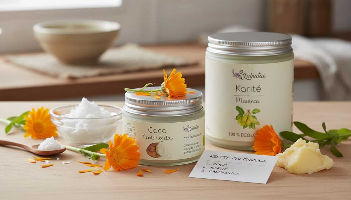 Receta: Bálsamo casero de manteca de karité y aceite de coco