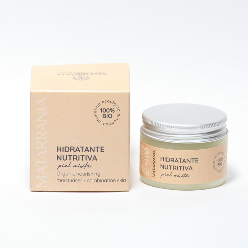 CREMA FACIAL HIDRATANTE | NUTRITIVA | PIEL MIXTA Y GRASA | 100% BIO | VEGANO