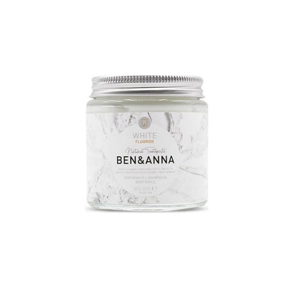 DENTÍFRICO | BLANQUEADOR WHITE | MENTA Y SALVIA | CON FLÚOR | 100ml | VEGANO