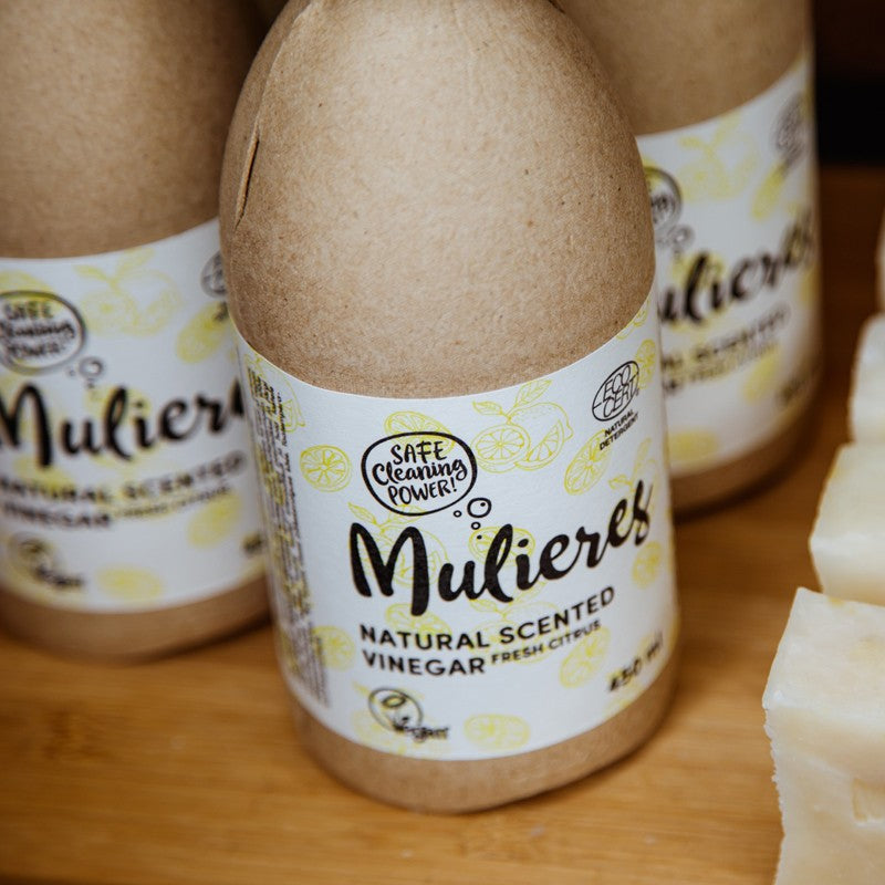 Vinagre natural aromatizado con cítricos, 450ml., Mulieres - VEGANO, vista superior