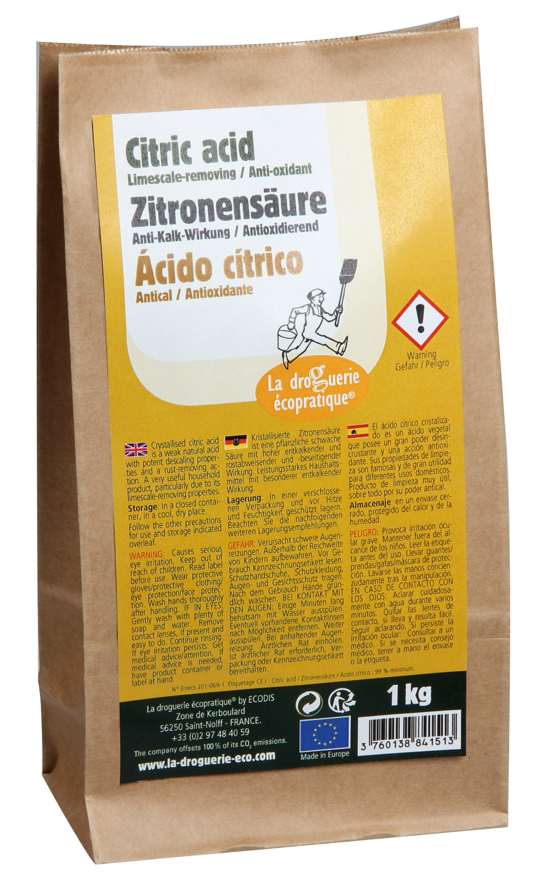 ÁCIDO CÍTRICO | 1KG | VEGANO