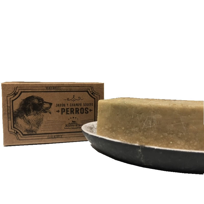 Champú sólido y vegano para perro, gato o mascota es adecuado para todo tipo de pelo de animales. Vista frontal