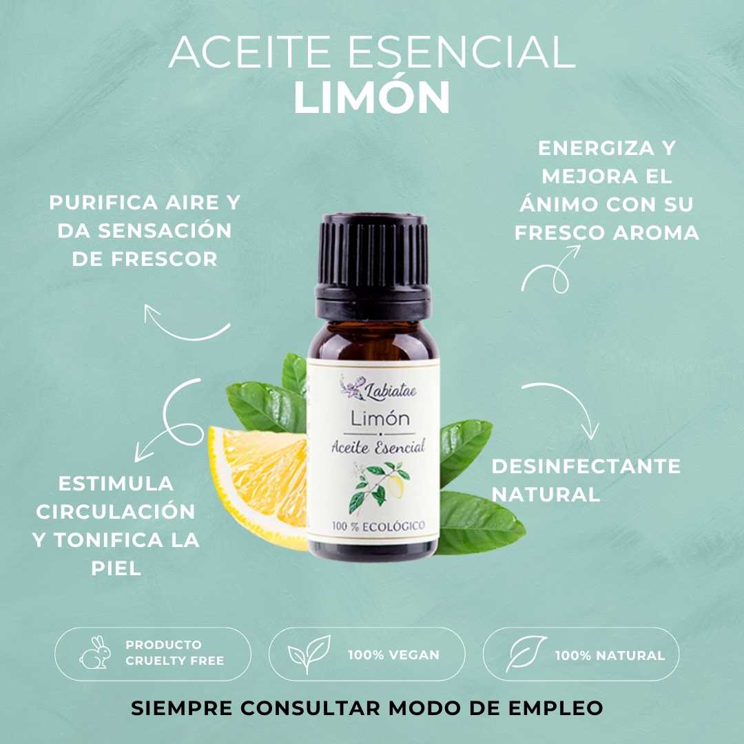 ACEITE ESENVIAL DE LIMON ECOLOGICO PROPIEDADES