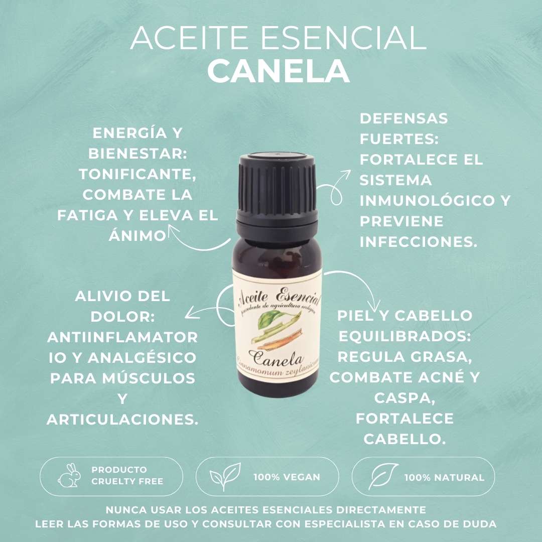 Aceite Esencial Ecológico de Canela | Fatiga y estado de ánimo