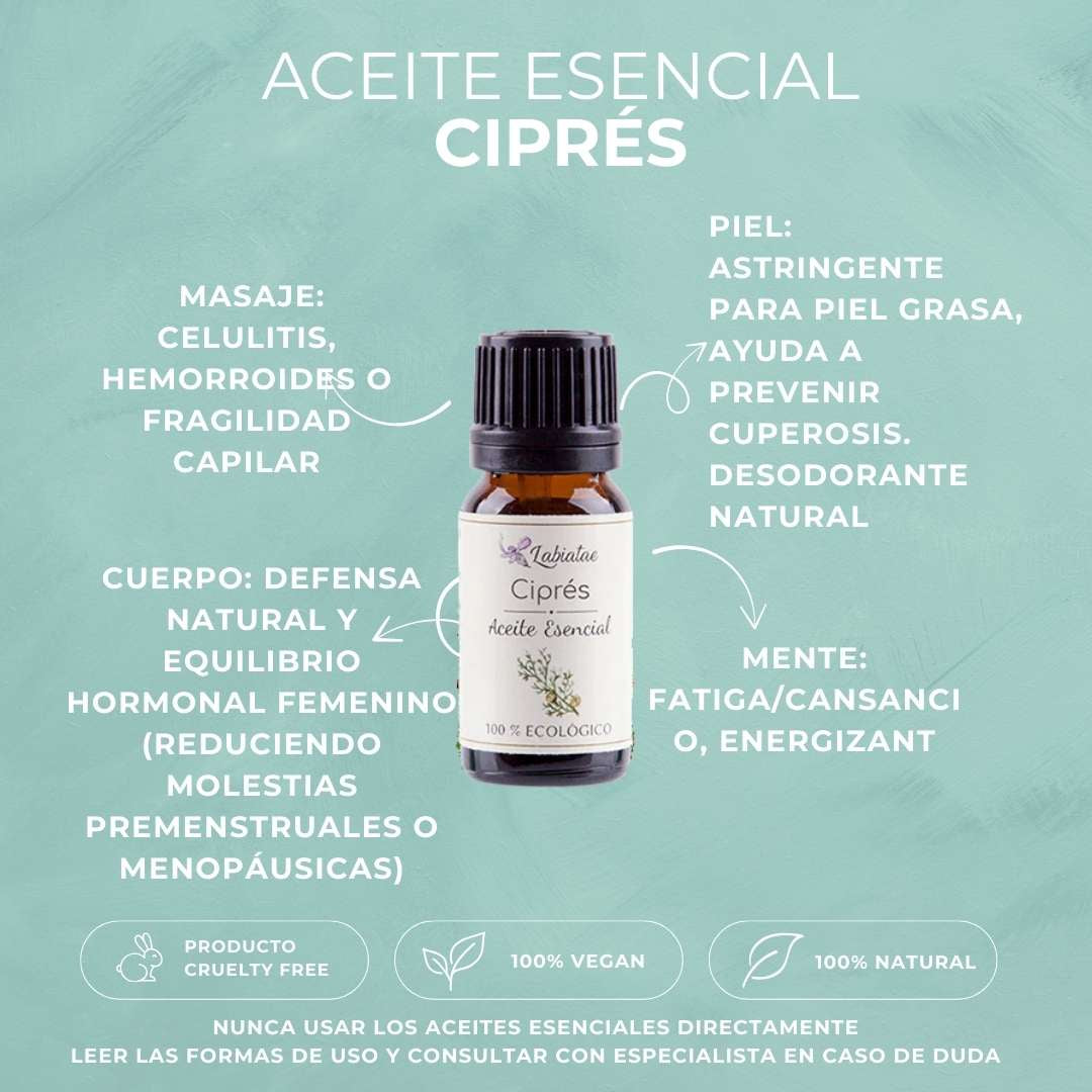 Aceite Esencial Ecológico de Ciprés | Energía y circulación