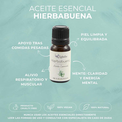 Aceite Esencial Ecológico de Hierbabuena | Cansancio y digestión