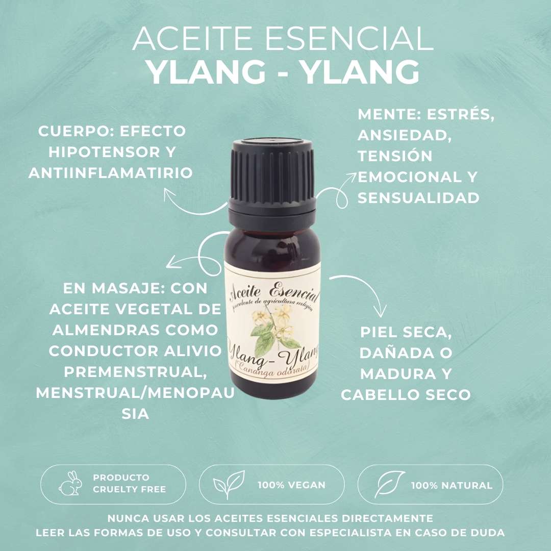 Aceite Esencial Ecológico de Ylang Ylang | Sensualidad y equilibrio emocional