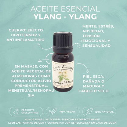 Aceite Esencial Ecológico de Ylang Ylang | Sensualidad y equilibrio emocional