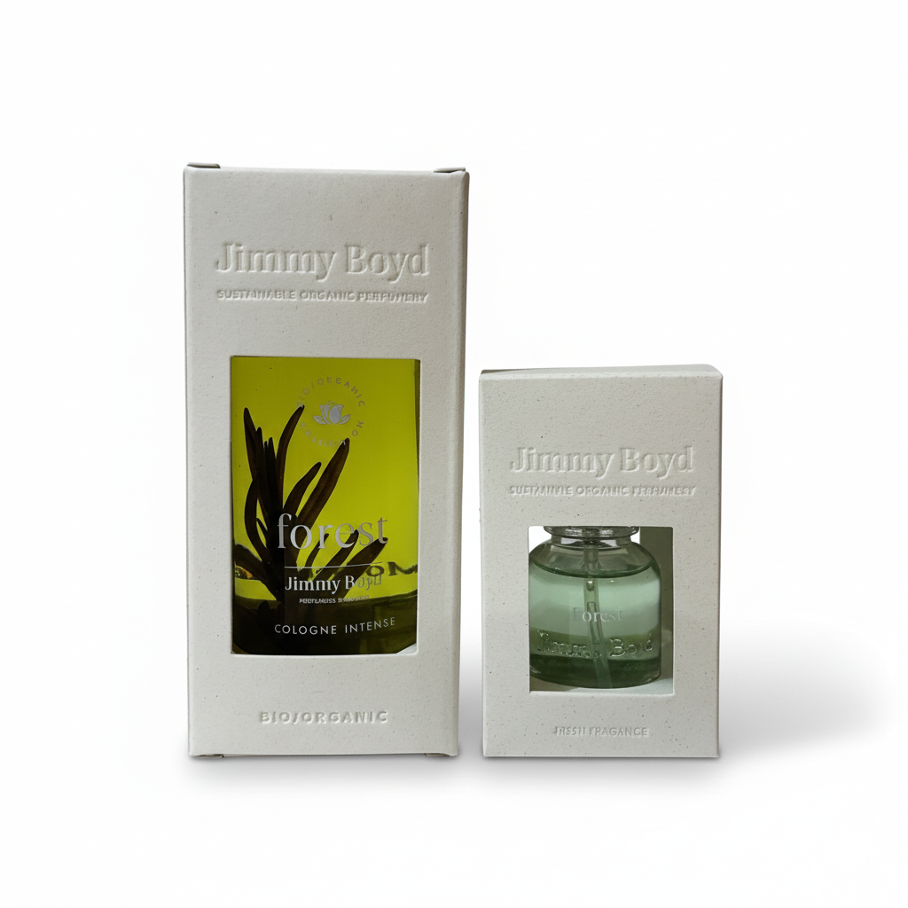 AGUA DE COLONIA JIMMY BOYD FOREST PACK 200ML Y MINITALLA DE 25ML ECOLÓGICA, BIO Y SIN DISRUPTORES ENDOCRINOS CON SU ESTUCHE