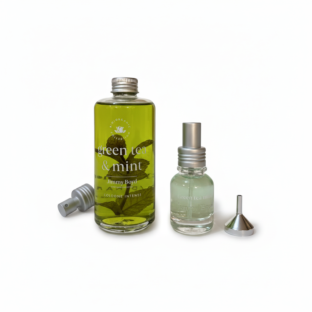Agua de colonia bio, orgánica ecológica sin disruptores endocrinos green tea and ming de jimmy boyd pack de 200 y 25ml