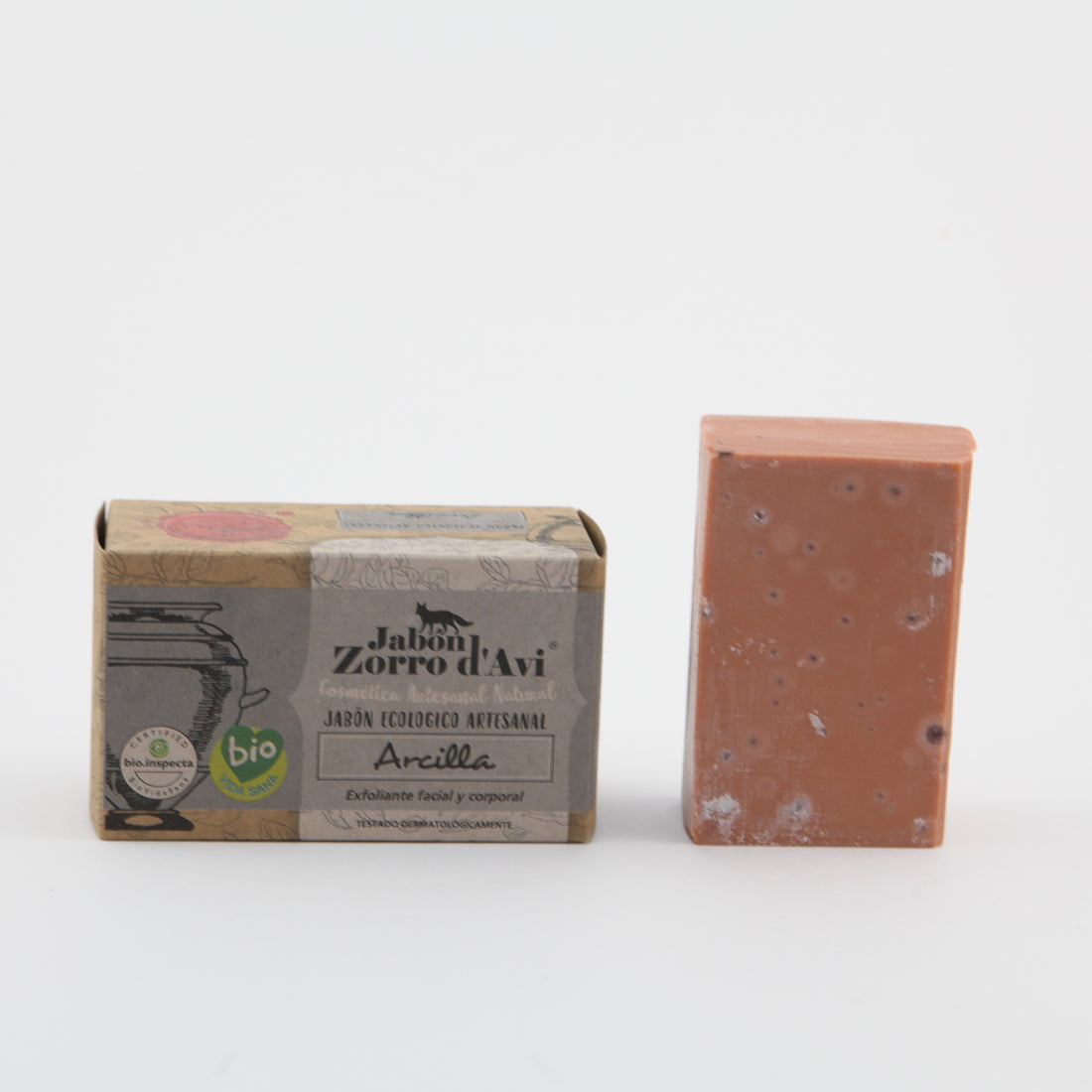 JABÓN DE ARCILLA | EXFOLIANTE Y LIMPIADOR | FACIAL, CORPORAL Y CAPILAR | VEGANO