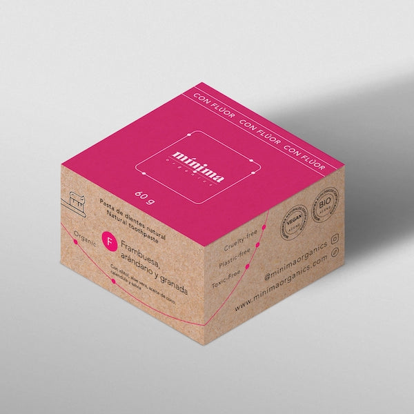 TOOTHPASTE | RASPBERRY FLAVOR | SUITABLE FOR AGES 6+ | ORGANIC | VEGAN