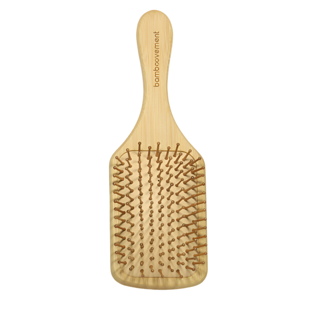 BRUSH | MEDIUM-LENGTH HAIR | BAMBOO | RECTANGULAR PADDLE | VEGAN