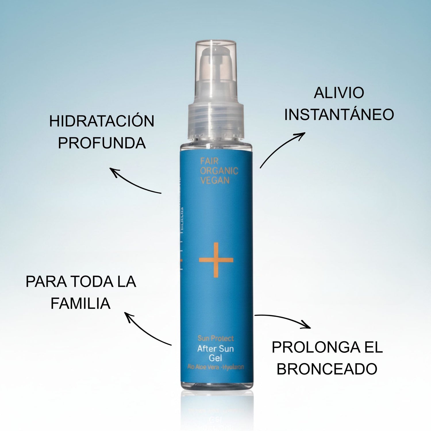 Gel after sun aloe vera natural familiar