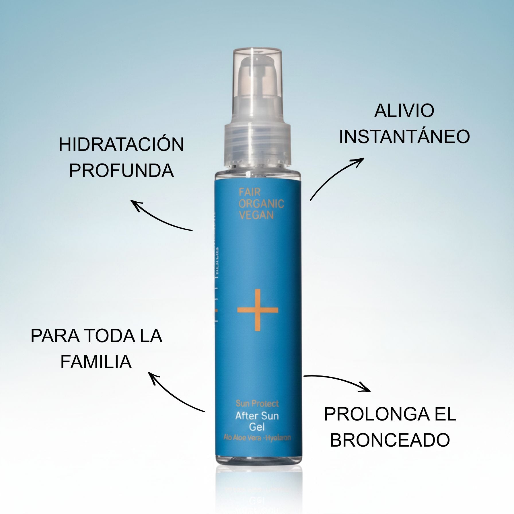 Gel after sun aloe vera natural familiar