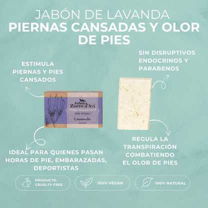 LAVENDER SOAP | RELAXING, TIRED LEGS AND ODORFUL FEET | VEGAN