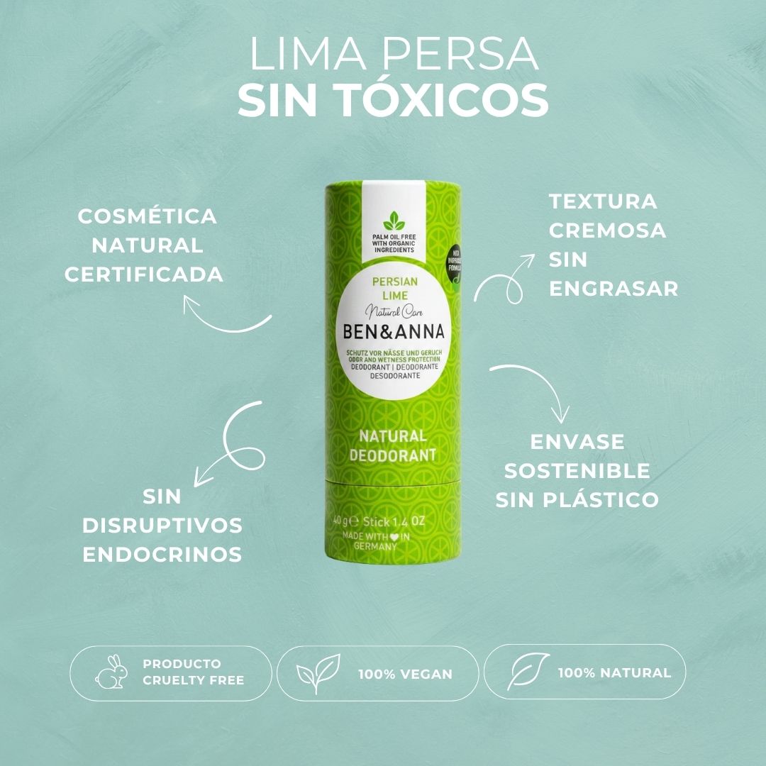 DESODORANTE LIMA PERSA | SIN TÓXICOS | VEGANO | Ben &amp; Anna