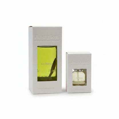 PACK AGUA DE COLONIA BIO ORGÁNICA VERBENA DE JIMMY BOYD, 200ML Y MINITALLA DE 25 ML JUNTAS SIN DISRUPTORES ENDOCRINOS ESTUCHE