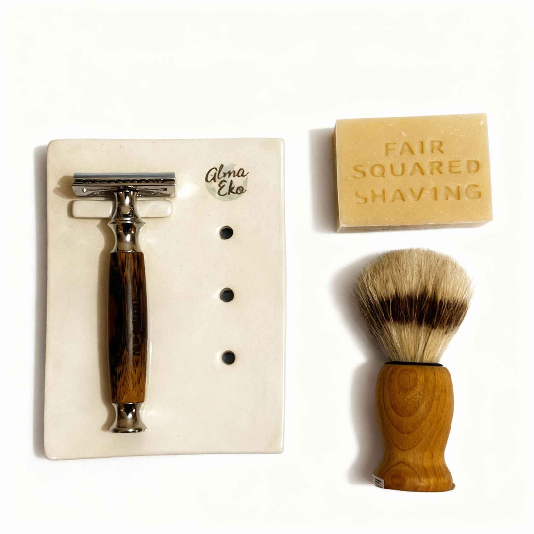 KIT DE BARBEAR + SABONETEIRA | VEGANO
