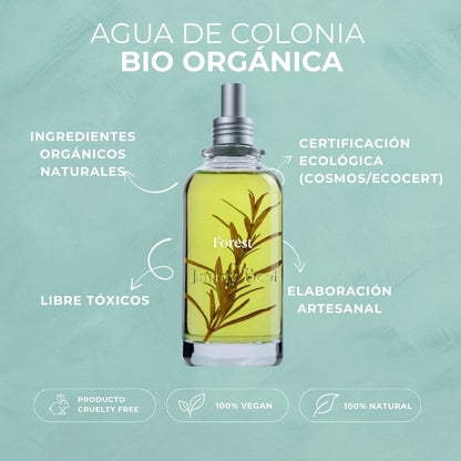 Agua de colonia eco y bio wild roses de Jimmy boyd de 200ml