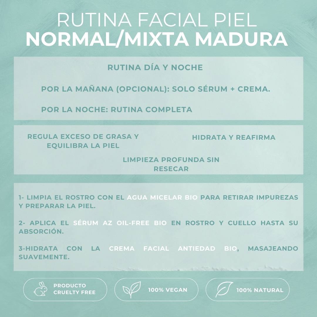 FACIAL ROUTINE FOR NORMAL/COMBINATION MATURE SKIN