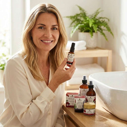 Hydrating facial routine for dry skin