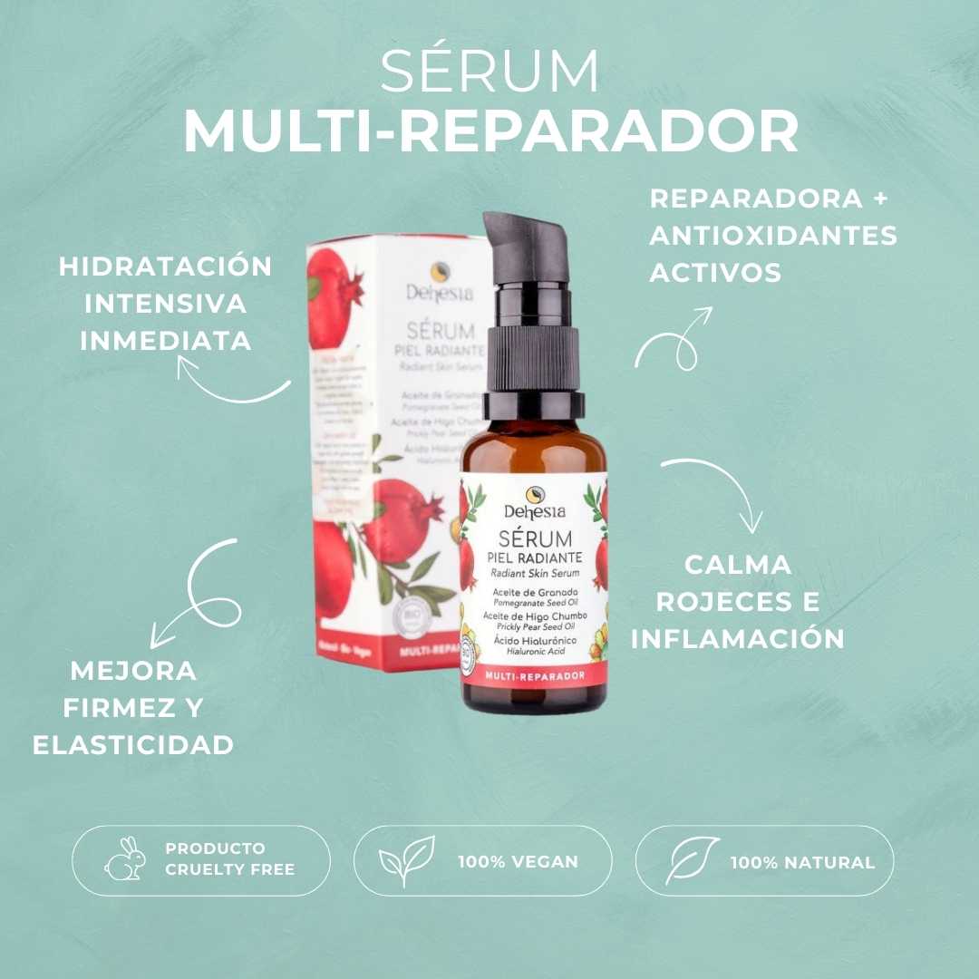 FACIAL SERUM | MULTI-REPAIR | FIRMING | ORGANIC | Prickly Pear &amp;amp; Pomegranate | VEGAN