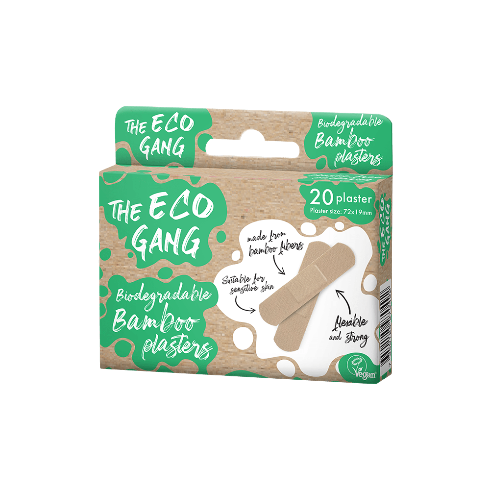 TIRITAS DE BAMBÚ BIODEGRADABLES | 20 UDS | VEGANAS