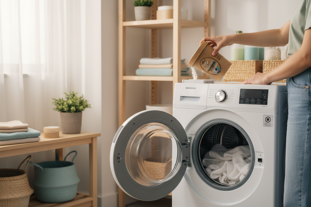 Banner producto colada con lavadora