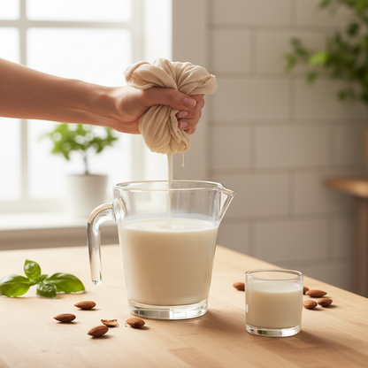 Bolsa Leche Vegetal en uso - formato completo