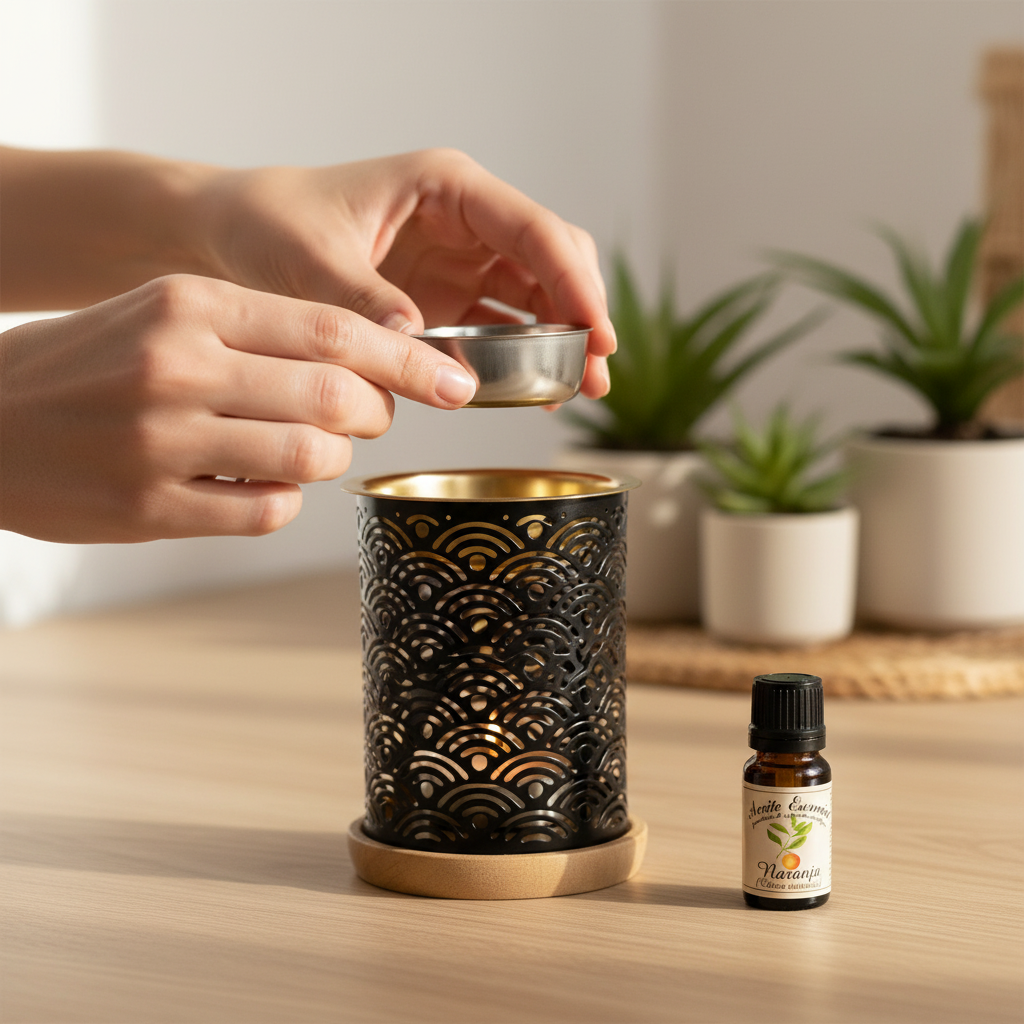 Difusor Rainbow con aceite esencial de naranja Labiatae