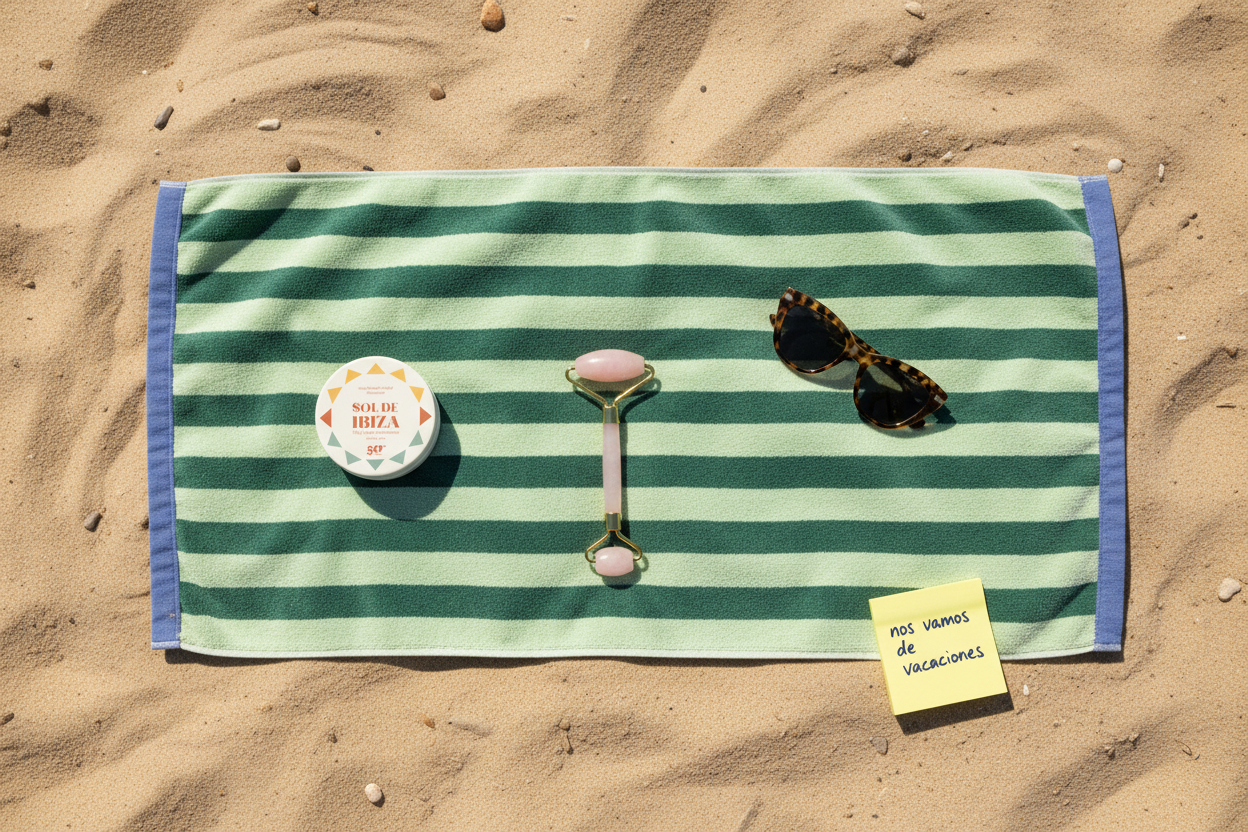 Flat lay verano Alma Eko