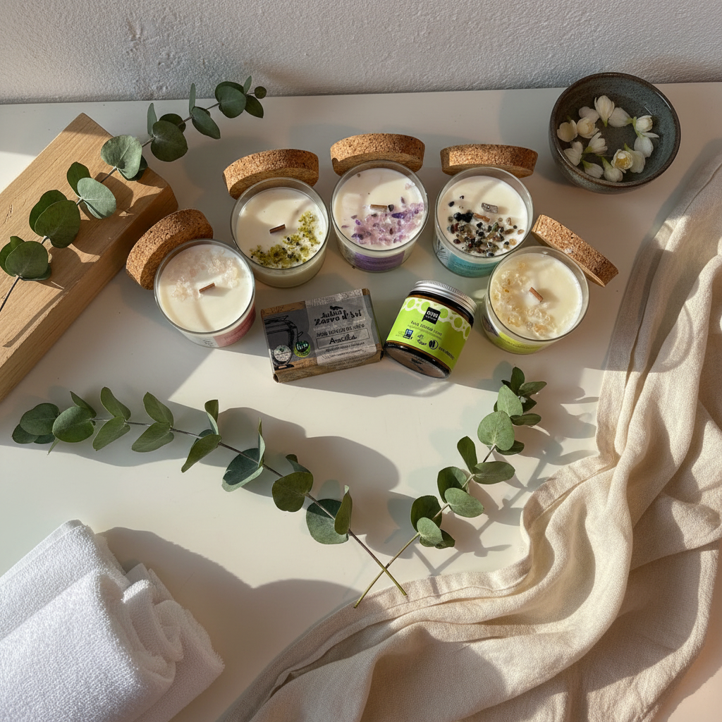 Foto lifestyle velas aromáticas