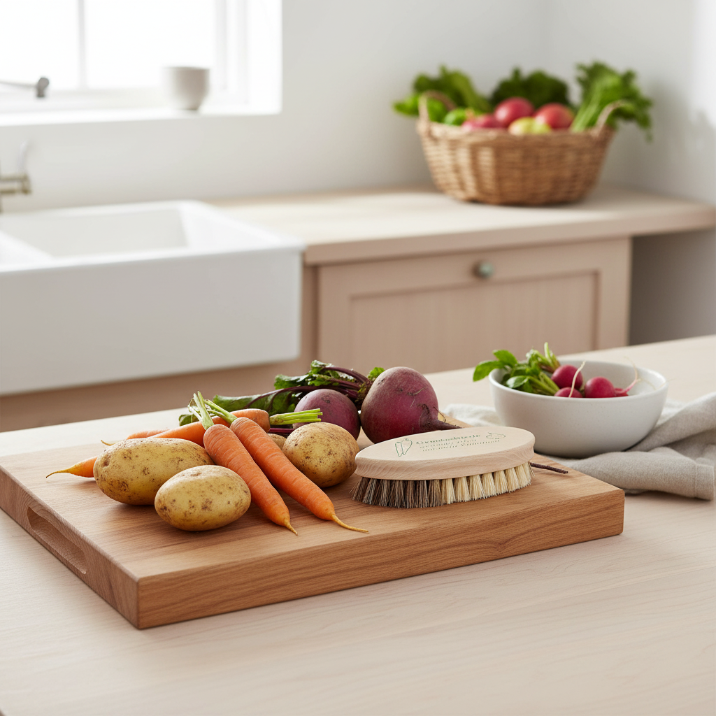 Imagen lifestyle cepillo para verduras