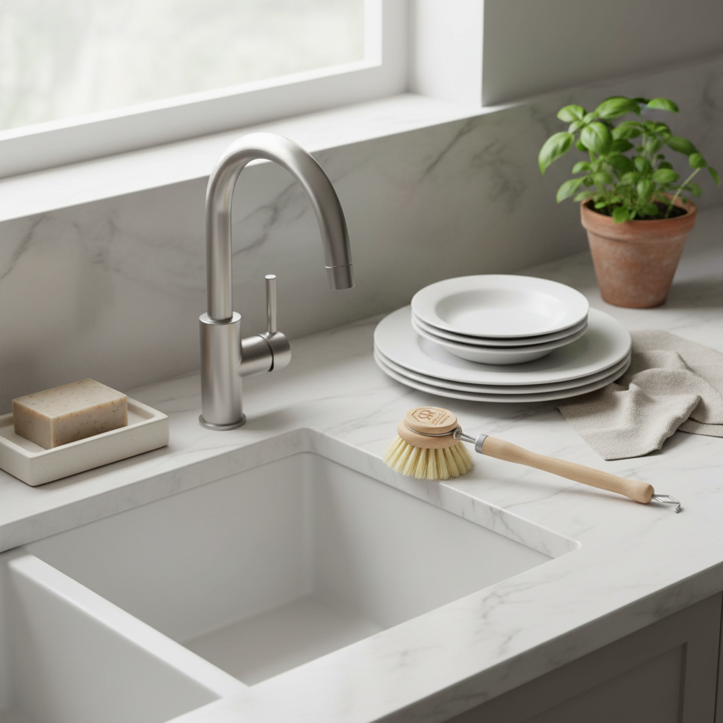 Imagen lifestyle cepillo sobre encimera