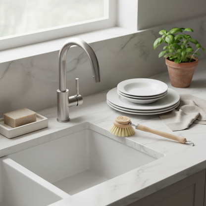 Imagen lifestyle cepillo sobre encimera