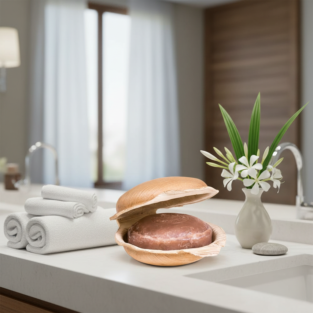 Imagen lifestyle jabón ayurvédico Kewra