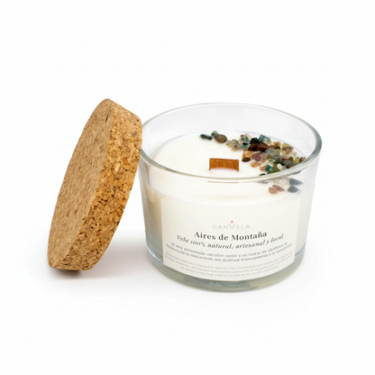 Vela perfumada formato 1:1